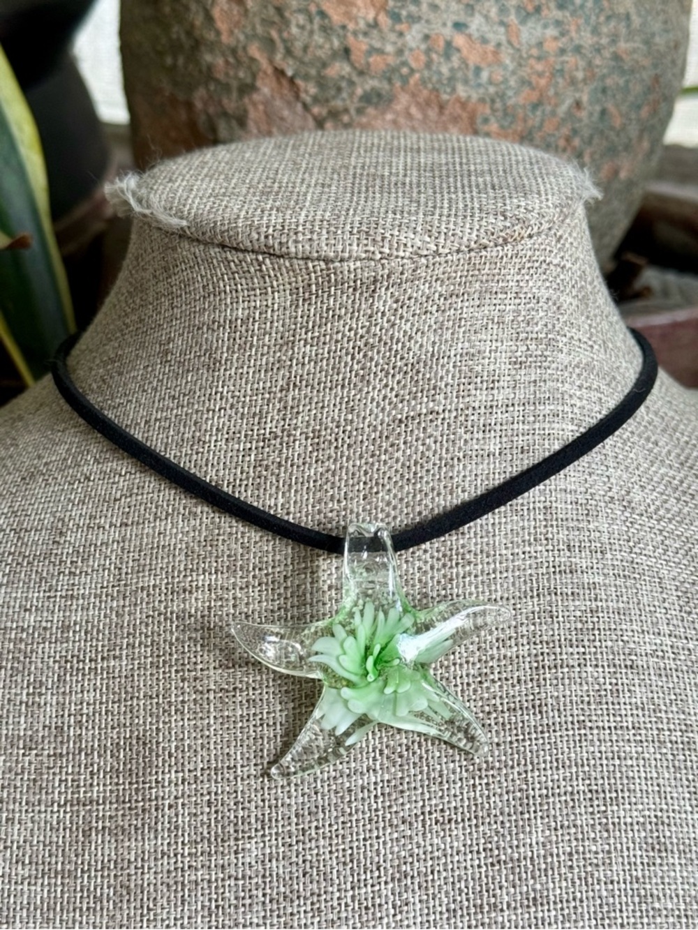 Boho Beachy Sea Star Choker Necklace